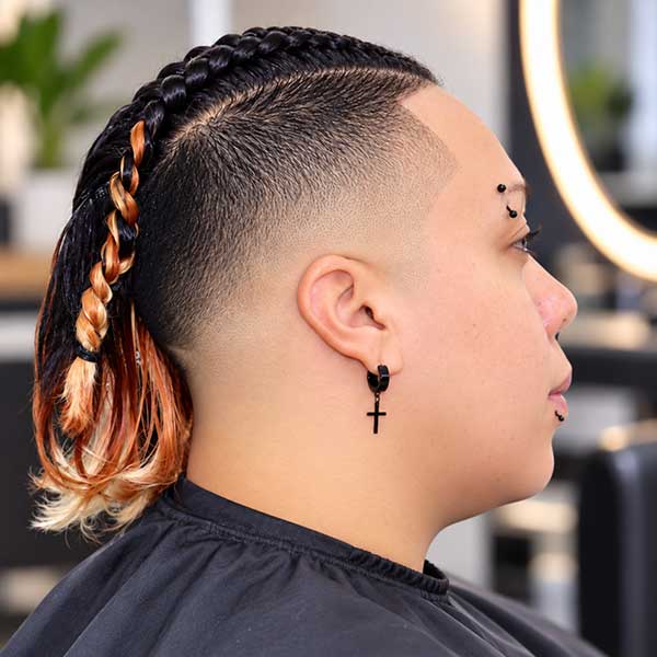 Corte, peinado y trenzas